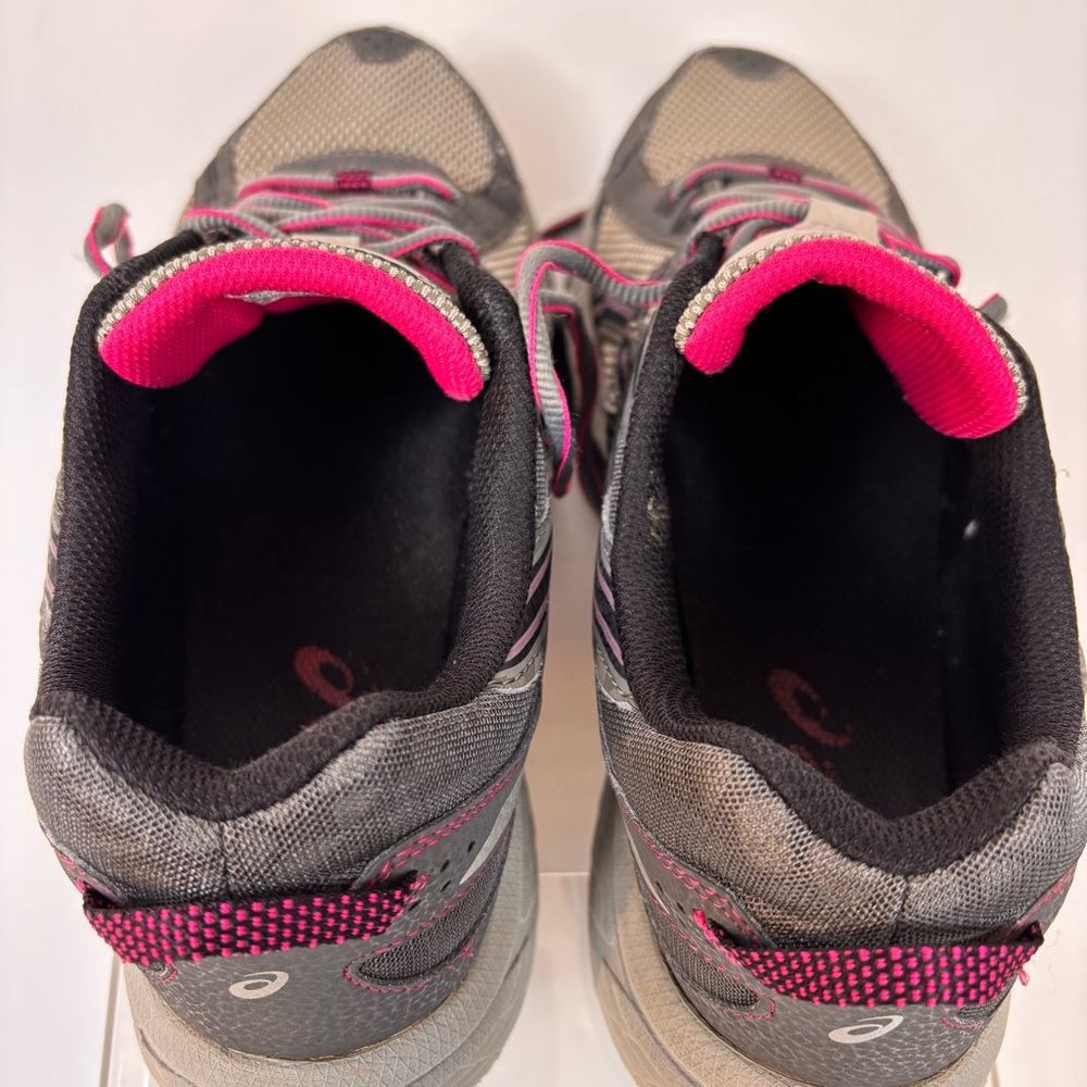 ASICS Womens Gel-Venture 6 Athletic Trail Leather Hiking Running Shoes Gray 11 - Picture 11 of 15